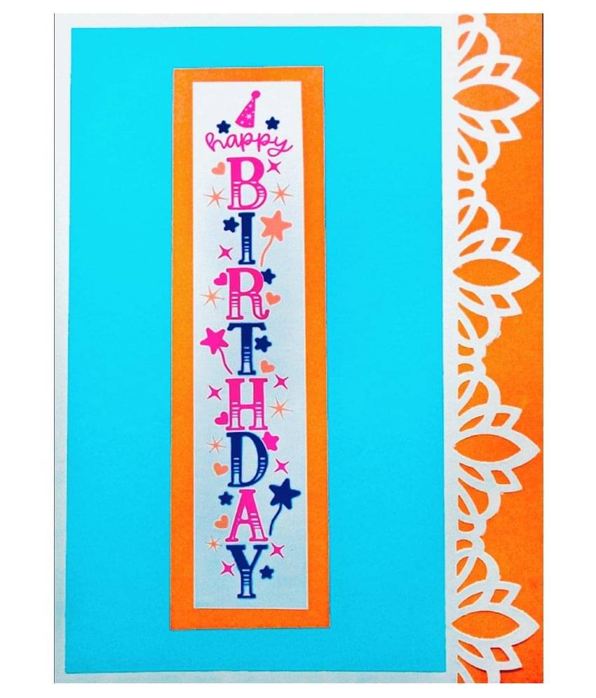 AanyaCentric Handmade Birthday Greeting Card AanyaCentric Handmade Birthday Greeting Card