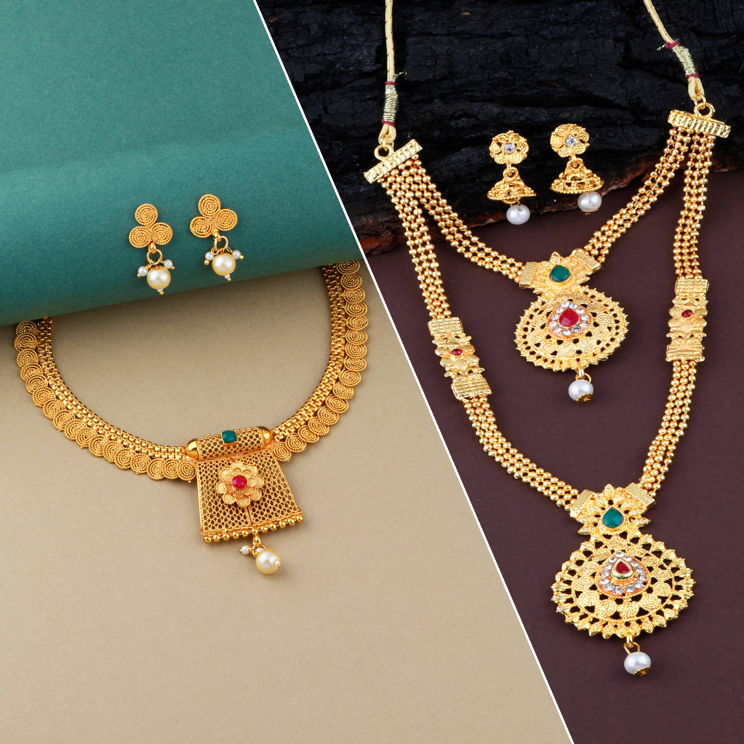 ShreejiHuf Alloy Golden