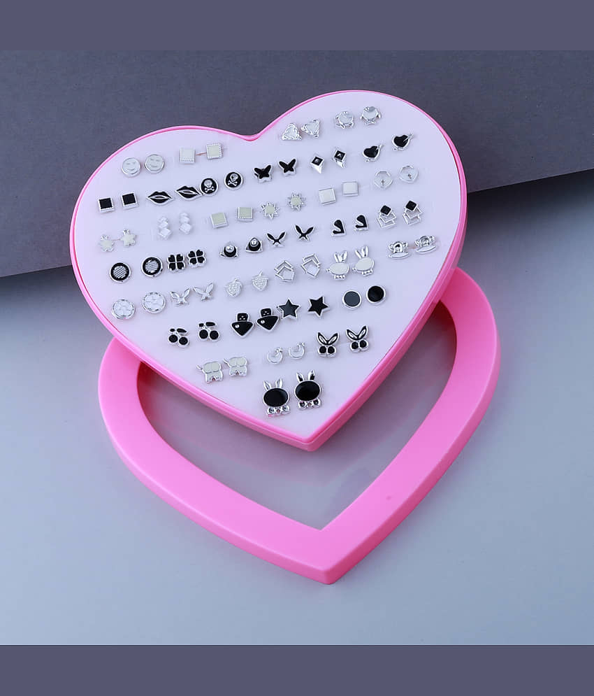 ShreejiHuf - Multi Color Stud Earrings ( Pack of 1 ) - Earrings | Buy online on ZillyBuy