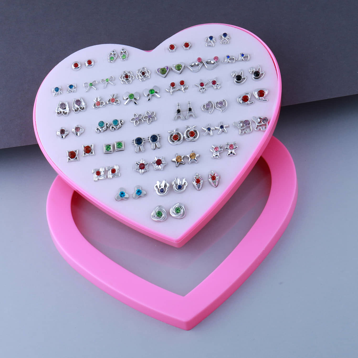 Stud Earring Golden look Cute Earring Set of 36 Earrings for Women… - Earrings | Buy online on ZillyBuy