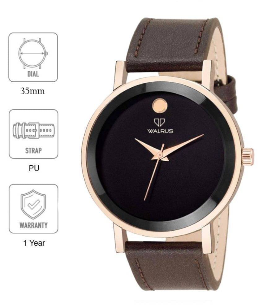     			Walrus WWM-MOON-020917 PU Analog Men's Watch