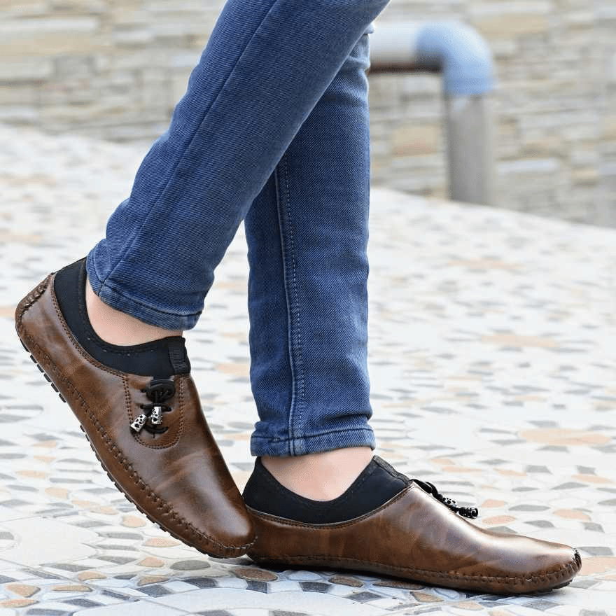 K' Footlance Brown Loafers - Formal Shoes | Buy online on ZillyBuy