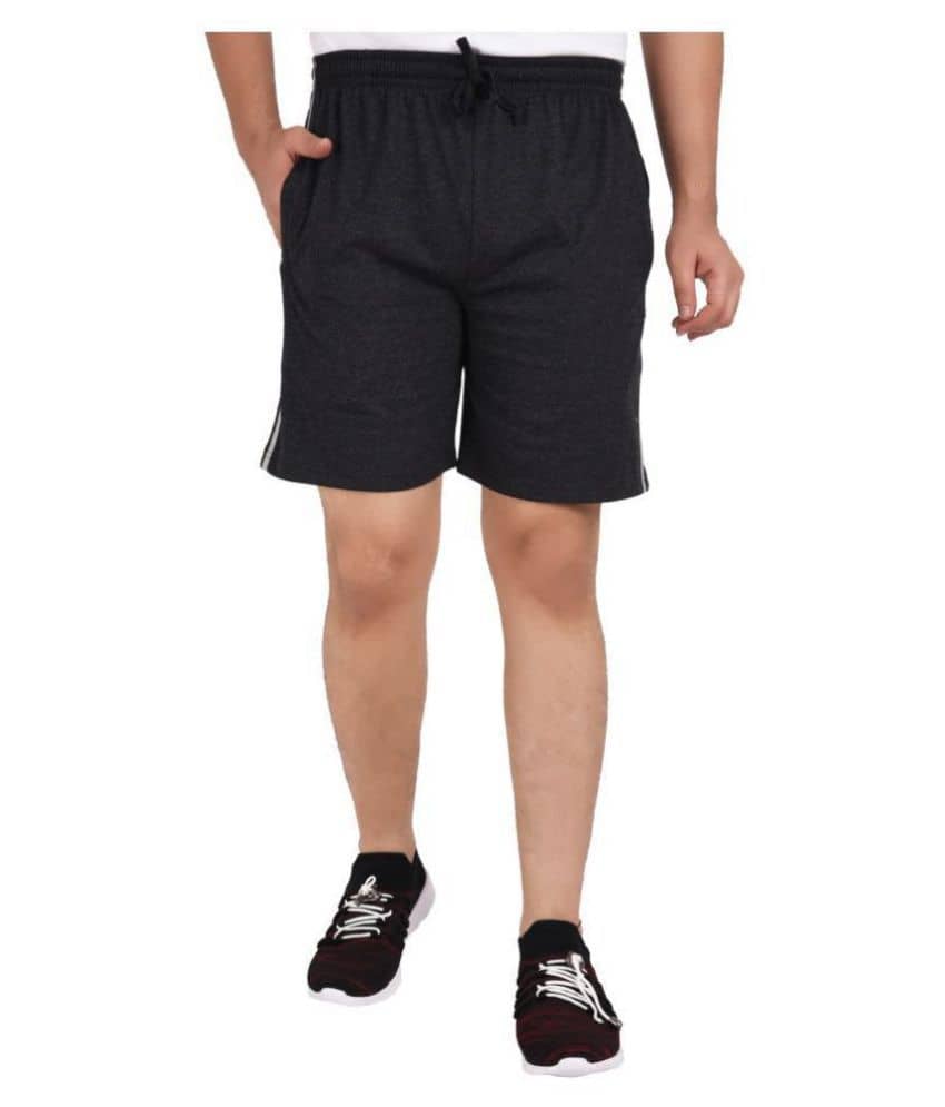Neo Garments Grey Shorts SINGLE SHORTS CHARCOAL (SIZES FROM : M TO 7XL). - Shorts | Buy online on ZillyBuy