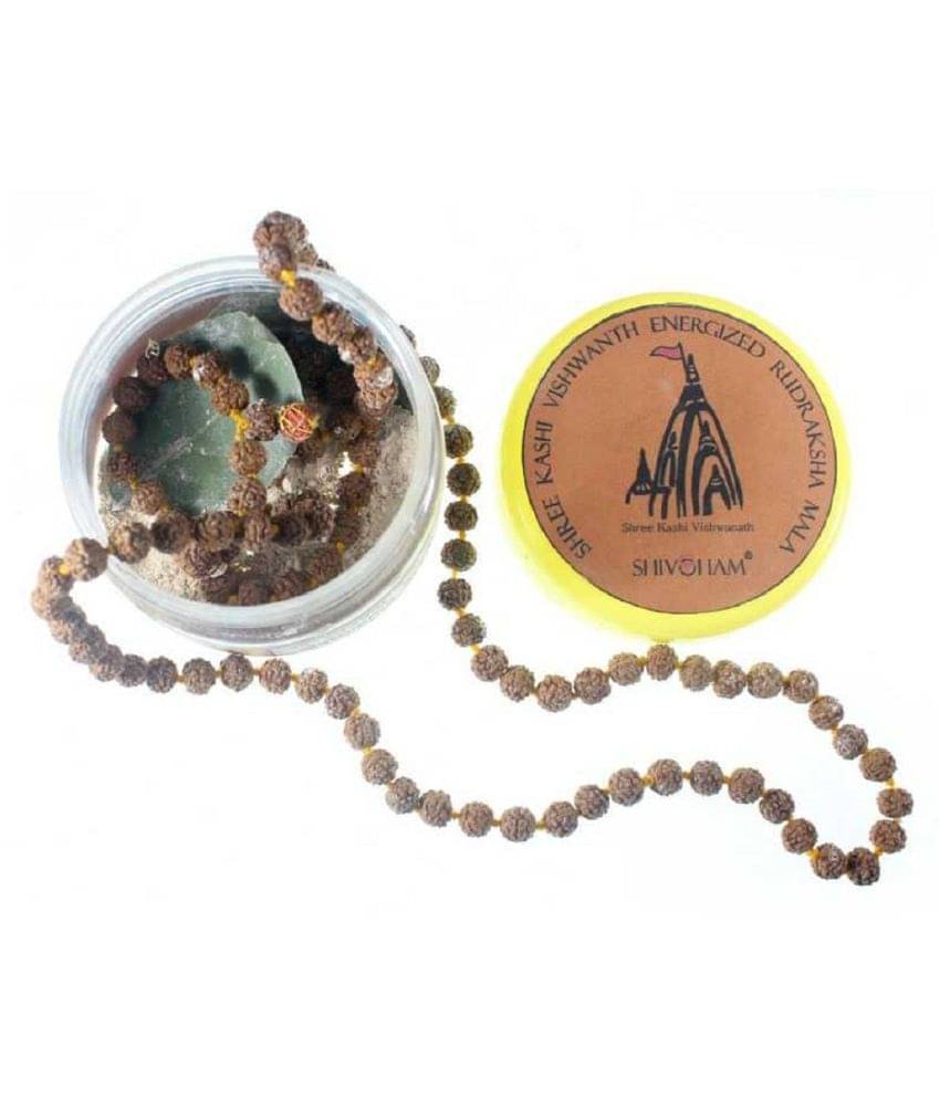 ShivaRatna Energized Rudraksha Mala At Kashi Viswanaath Temple With Belpatra & Bhasmi ShivaRatna Energized Rudraksha Mala At Kashi Viswanaath Temple With Belpatra & Bhasmi