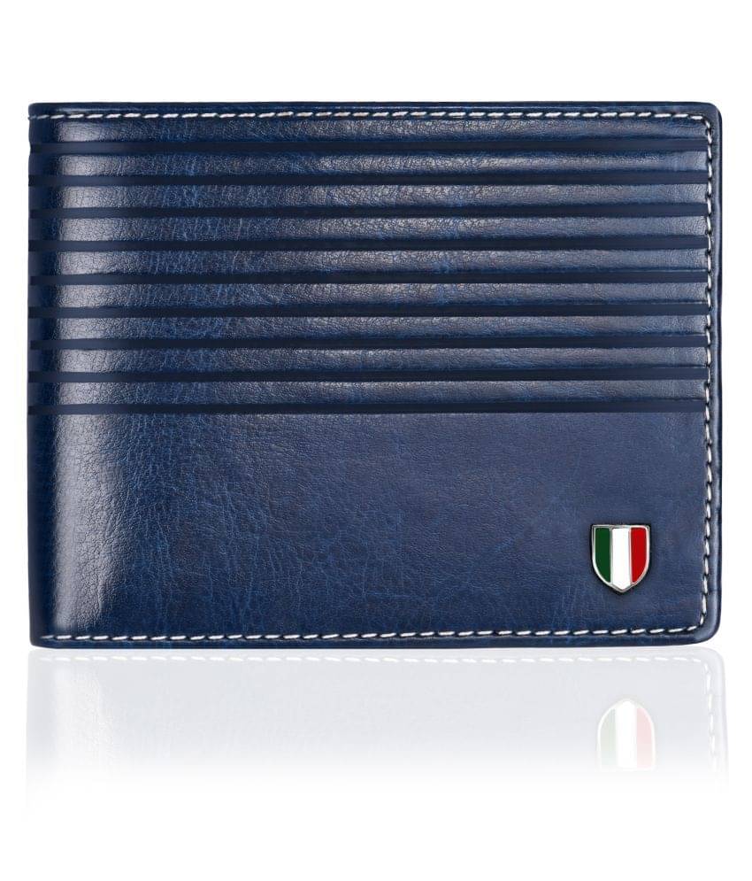     			GIOVANNY - Blue Leather Men's Regular Wallet ( Pack of 1 )