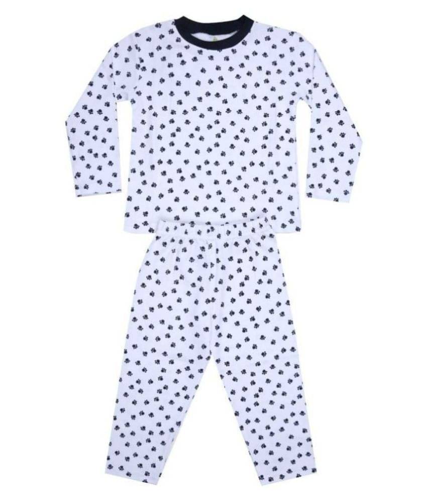 KABOOS Pack of 1 Boys 100% Cotton Nightsuit Set ( Navy Blue ) KABOOS Pack of 1 Boys 100% Cotton Nightsuit Set ( Navy Blue )
