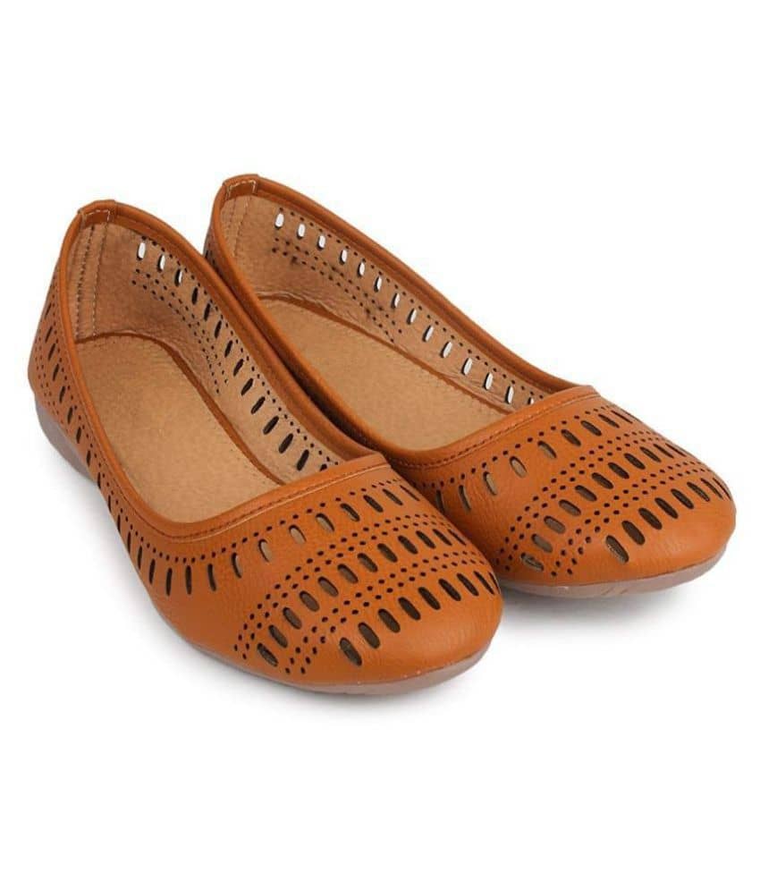 Raj - Tan Women's Casual Ballerinas - Casual Shoes | Buy online on ZillyBuy