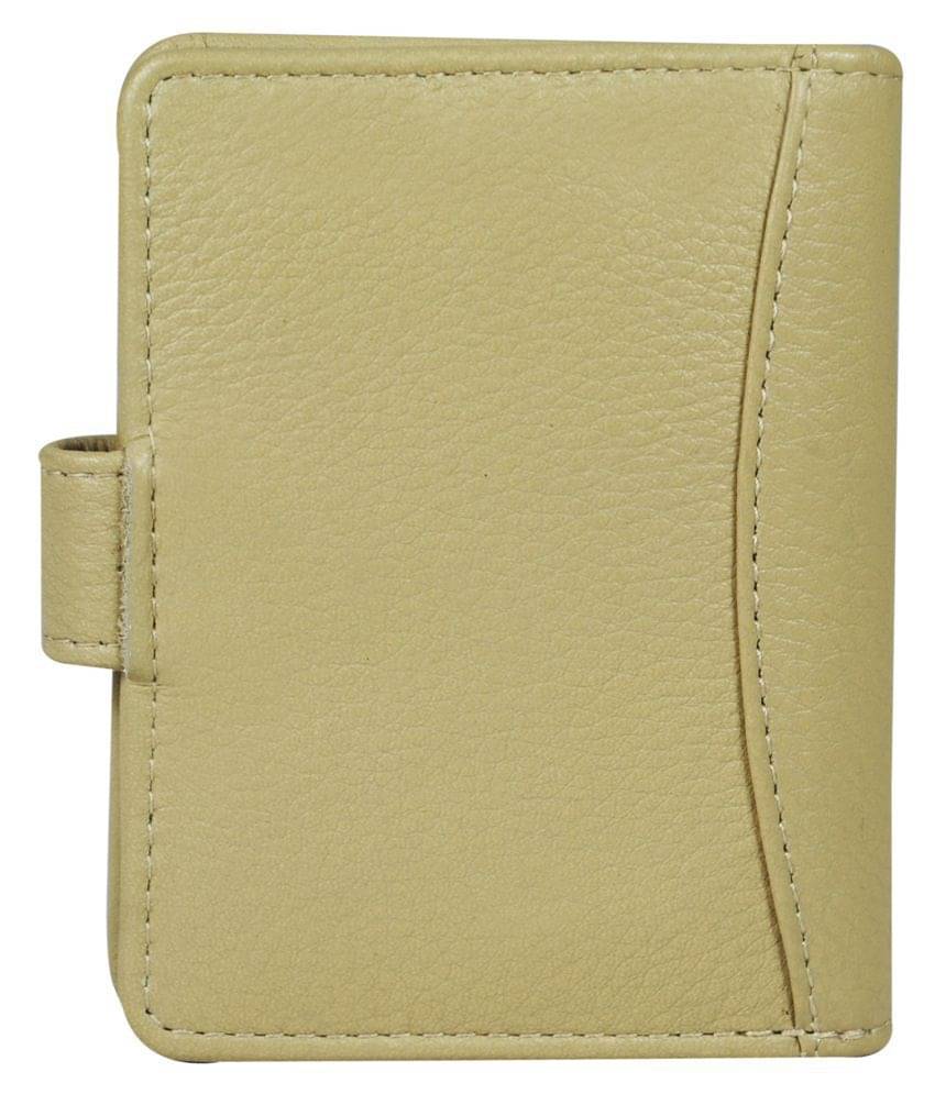     			Calfnero Genuine Leather Card Case wallet