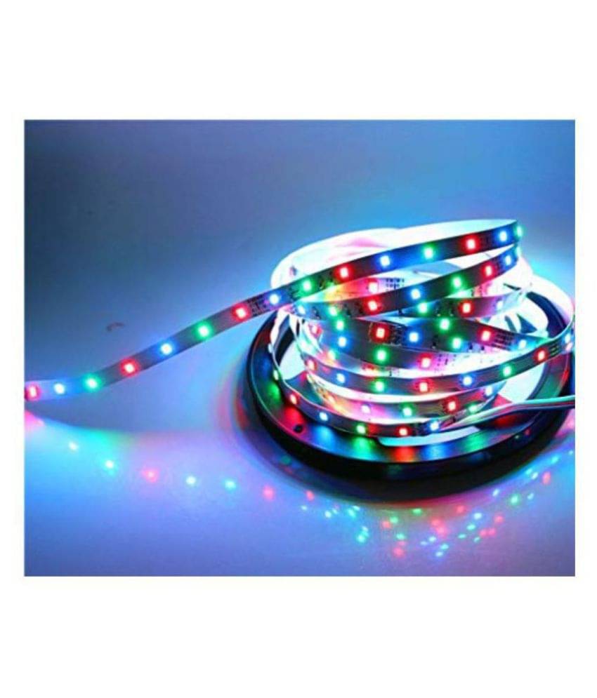     			EmmEmm 4Mtr Self Adhesive Cuttable RGB LED Strips Multi