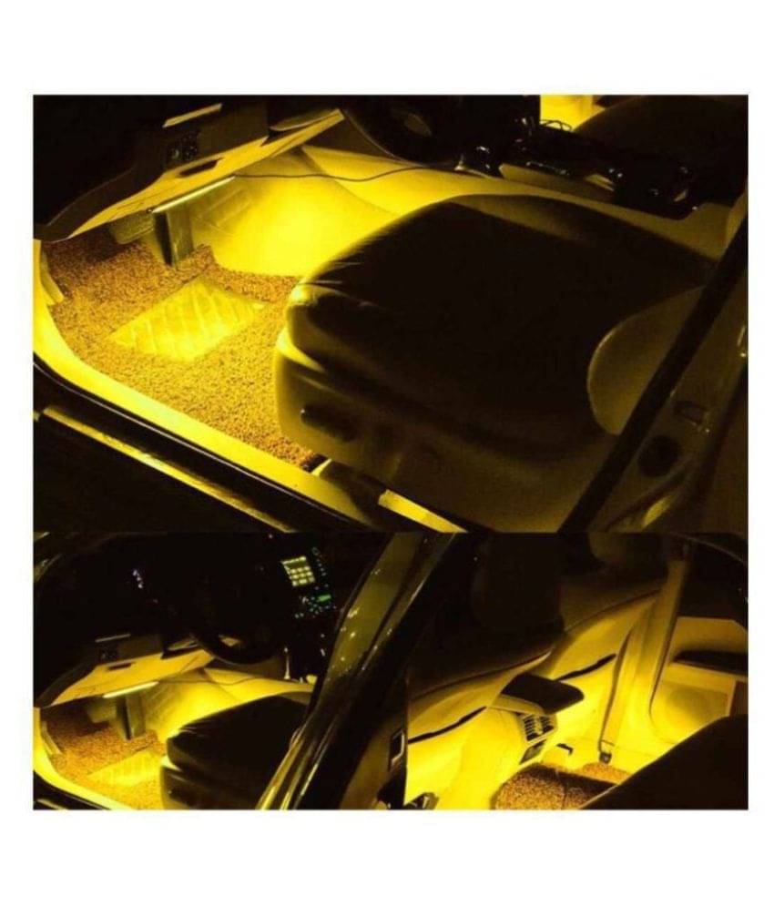     			EmmEmm Premium 4 Meter 12 Volt Non Waterproof Self Adhesive Cuttable Led Strip Light for Car/Bike/SUV/Trucks/Autos & Other Automotives