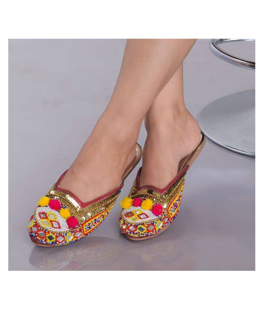 Raj - Multi Color Women's Mules - Ethnic Shoes | Buy online on ZillyBuy