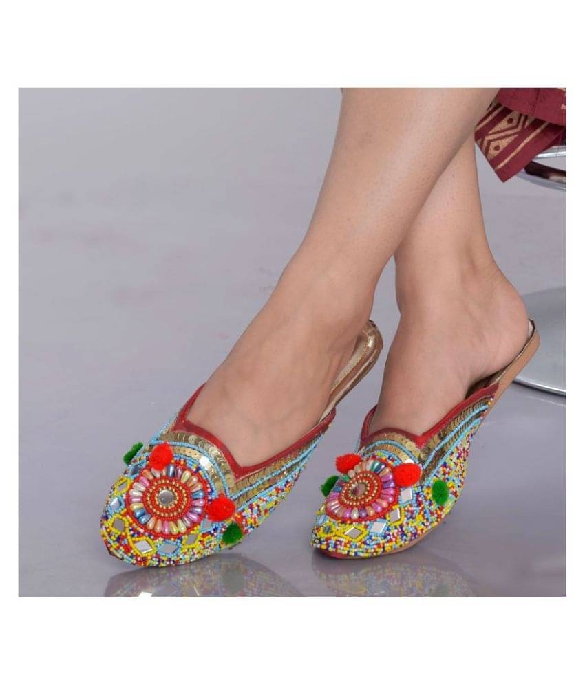     			Raj - Multi Color Women's Mules