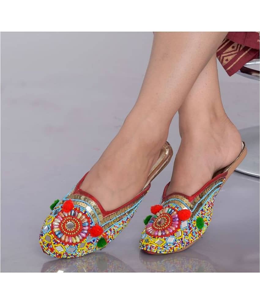 Raj - Multi Color Women's Mules - Ethnic Shoes | Buy online on ZillyBuy