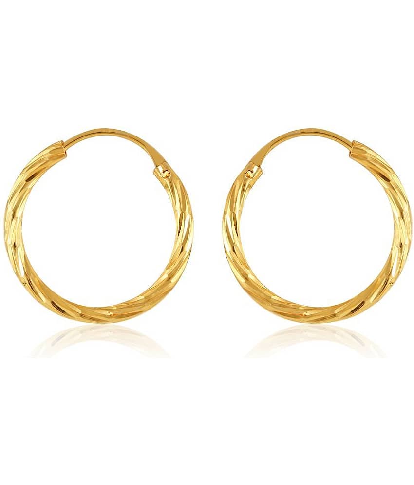 Traditional wear Chandbali, Bali, Round Bali, Round Earring alloy Gold Plated Bali Earring for Women and Girls - Earrings | Buy online on ZillyBuy