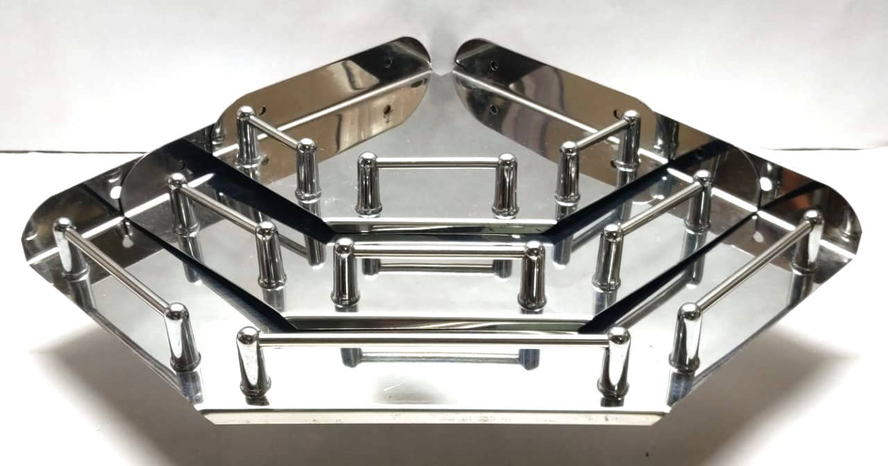 RR Collection Stainless Steel Corner Shelf