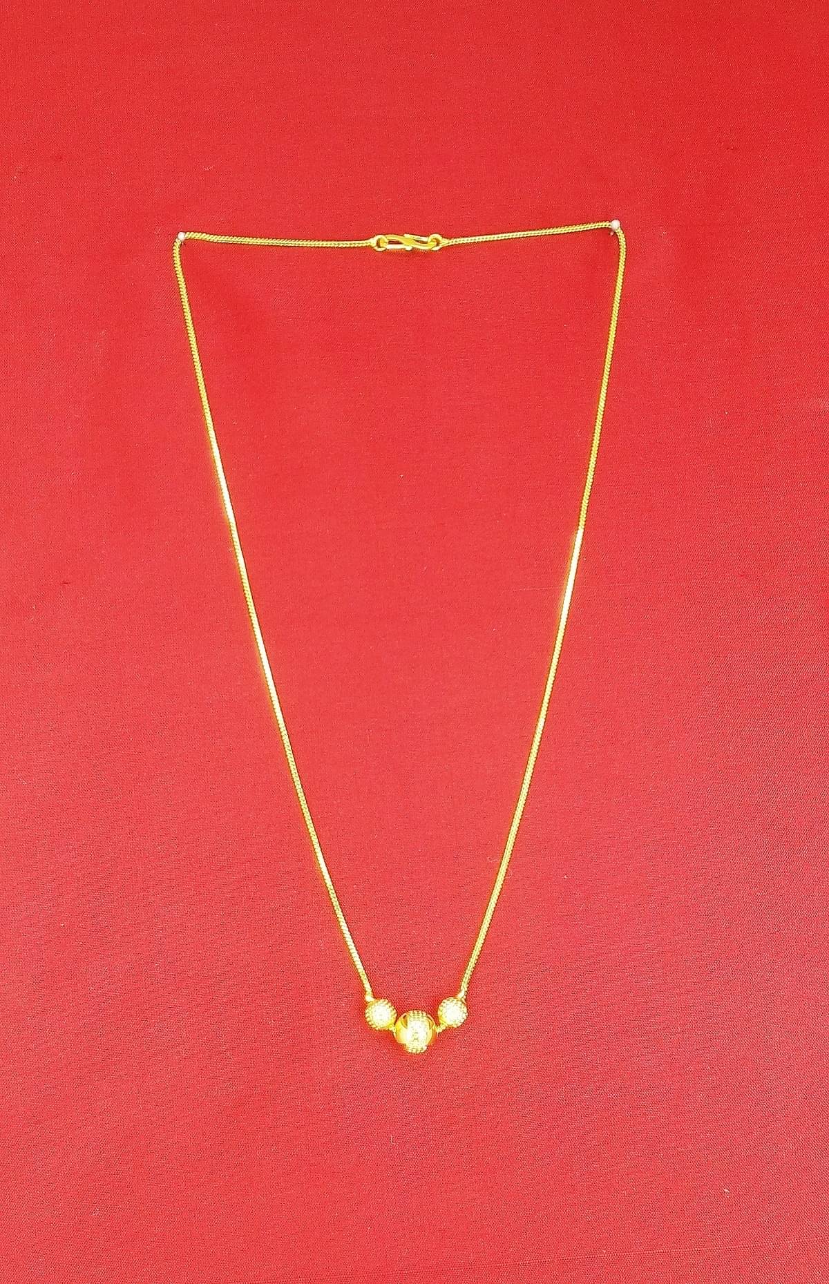     			Soni jewellery Gold Plated Chain ( Set of 1 )