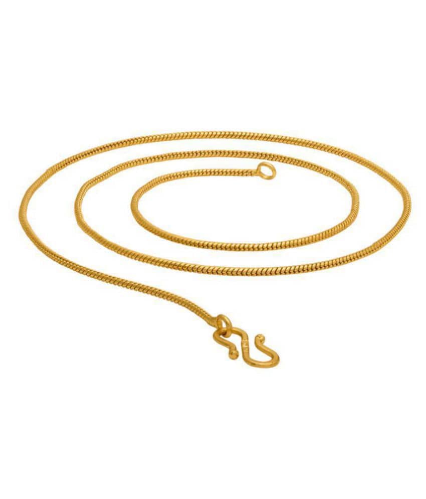 shankhraj mall Gold Plated Chain ( Set of 1 )