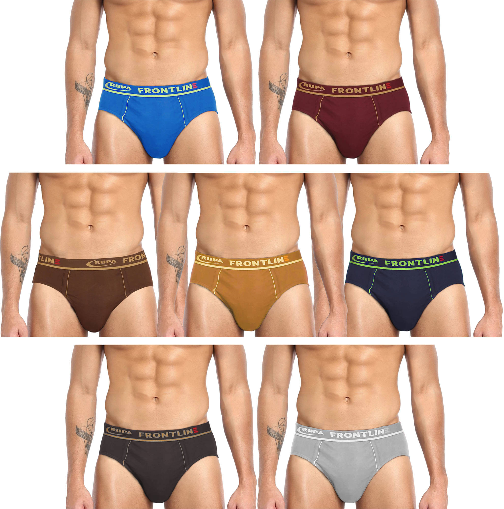Rupa Frontline Multi Brief Pack of 7 Rupa Frontline Multi Brief Pack of 7