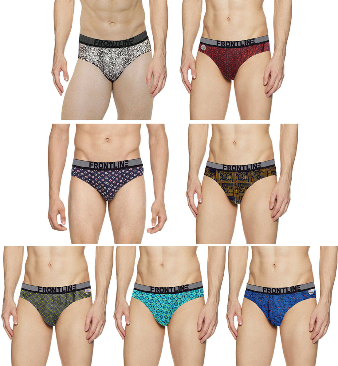 Rupa Frontline Multi Brief Pack of 7 Rupa Frontline Multi Brief Pack of 7