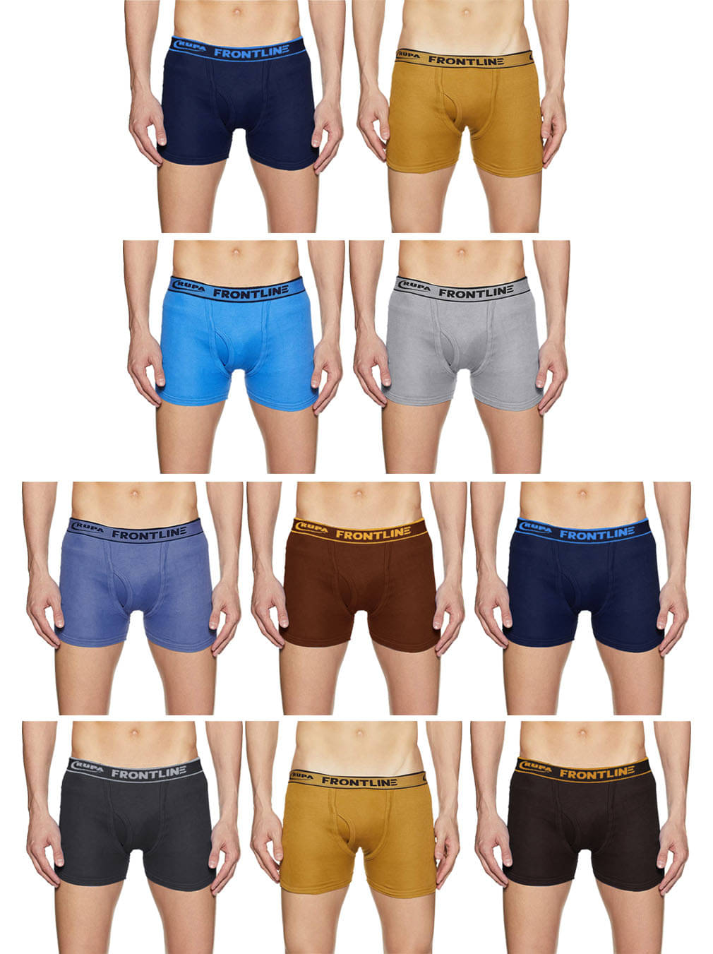 Rupa Frontline Multi Trunk Pack of 10 Rupa Frontline Multi Trunk Pack of 10