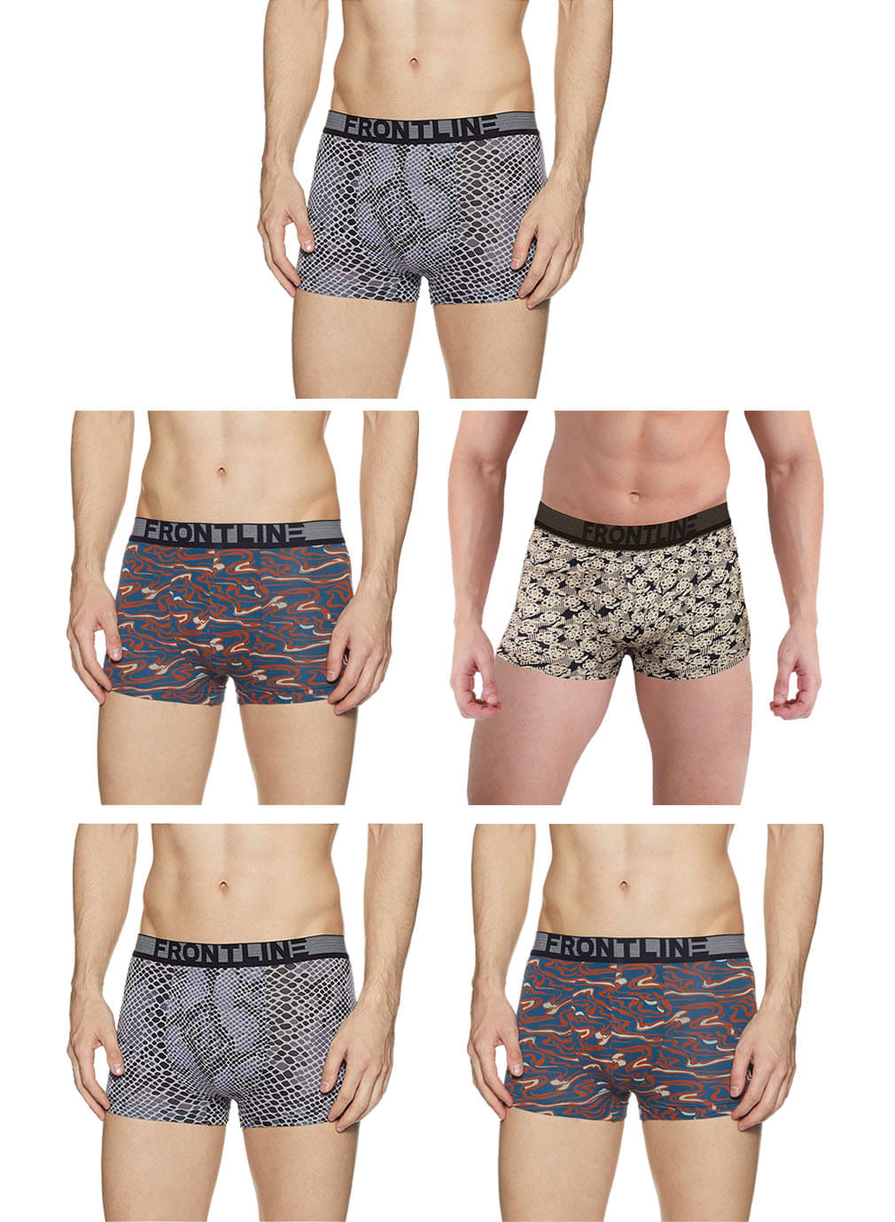     			Rupa Frontline Multi Trunk Pack of 5