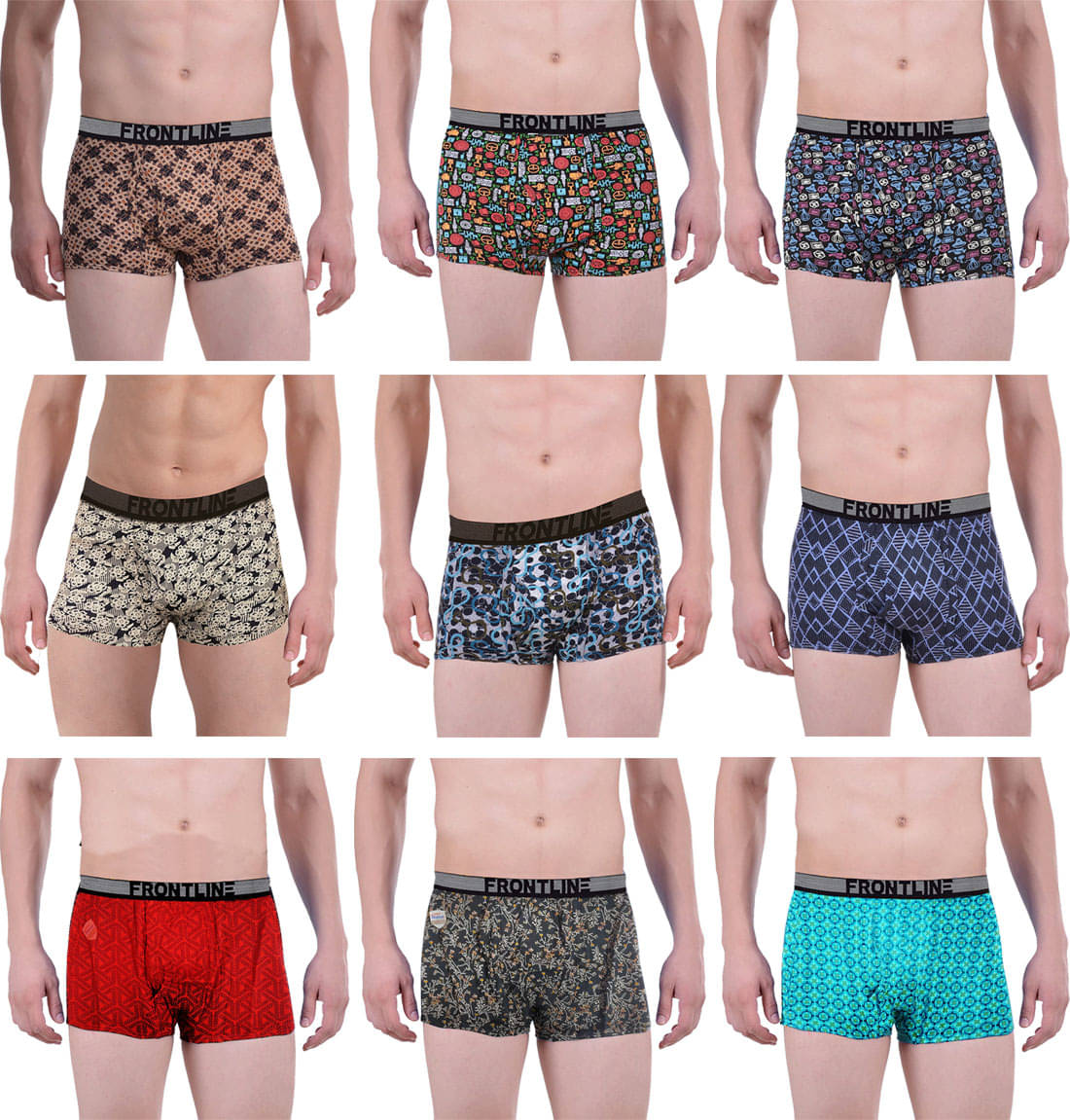 Rupa Frontline Multi Trunk Pack of 9 Rupa Frontline Multi Trunk Pack of 9