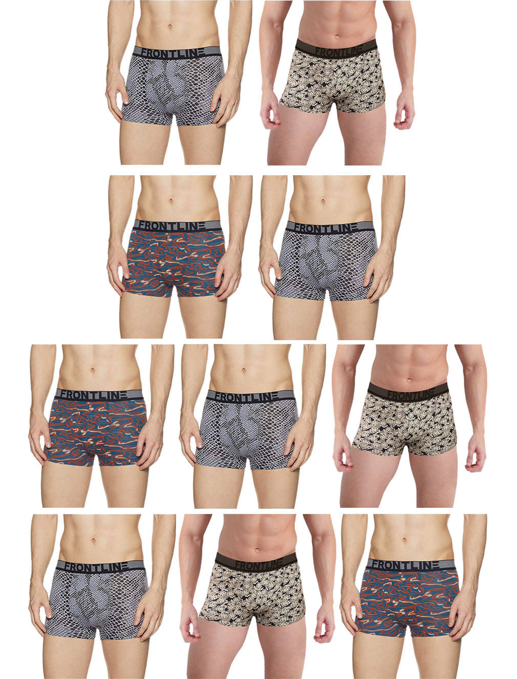 Rupa Frontline Multi Trunk Pack of 10 Rupa Frontline Multi Trunk Pack of 10