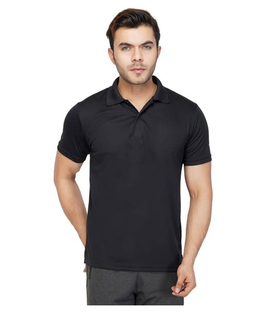 Vector X Black Polyester Polo T-Shirt Single Pack Vector X Black Polyester Polo T-Shirt Single Pack