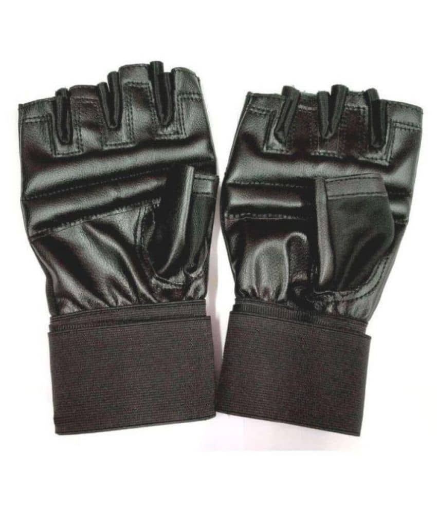 Emm Emm Black Gym Gloves - Sports and Fitness Equipment | Buy online on ZillyBuy