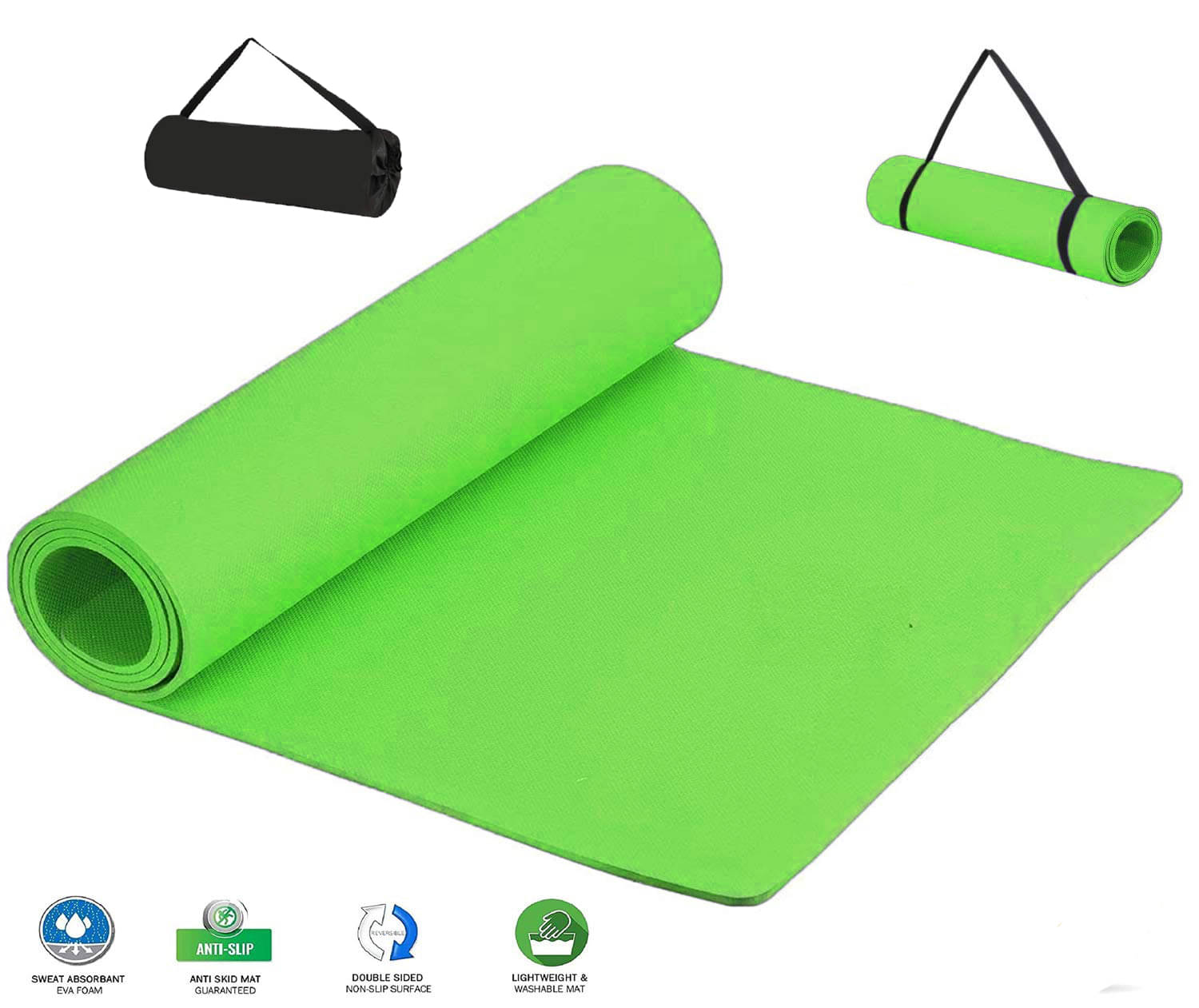 FS Exercise Mat for Men and Women EVA Material with Bag and...