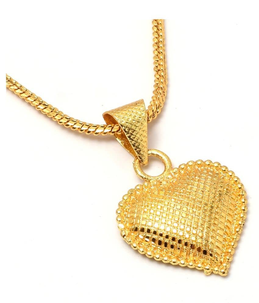 Jewar Mandi - Golden Pendant ( Pack of 1 )