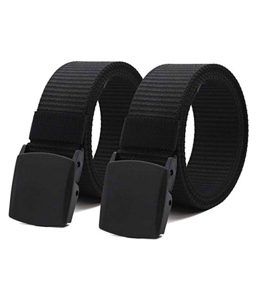     			Edifier Black Nylon Casual Belt