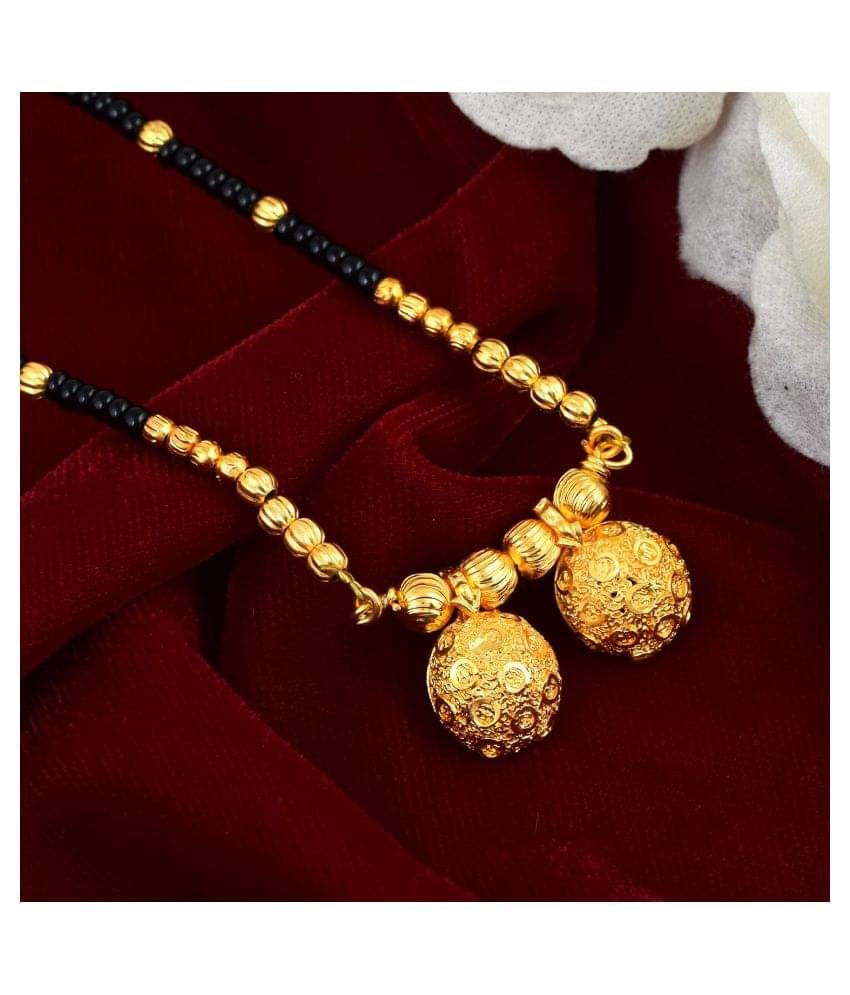    			Ambika Traditional Gold Plated Vati Mangalsutra For Women's
