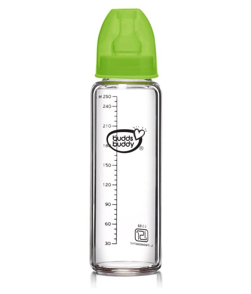     			Buddsbuddy - Transparent 250 ml Feeding Bottle (Pack of 1)