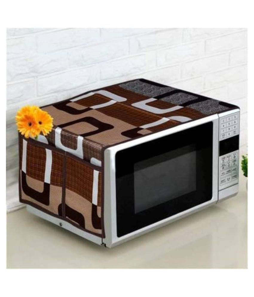     			Single Polyester Brown Microwave Oven Cover 2325L