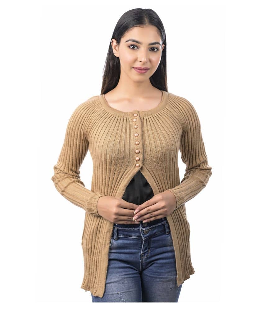 Ogarti Woollen Shrugs - Beige