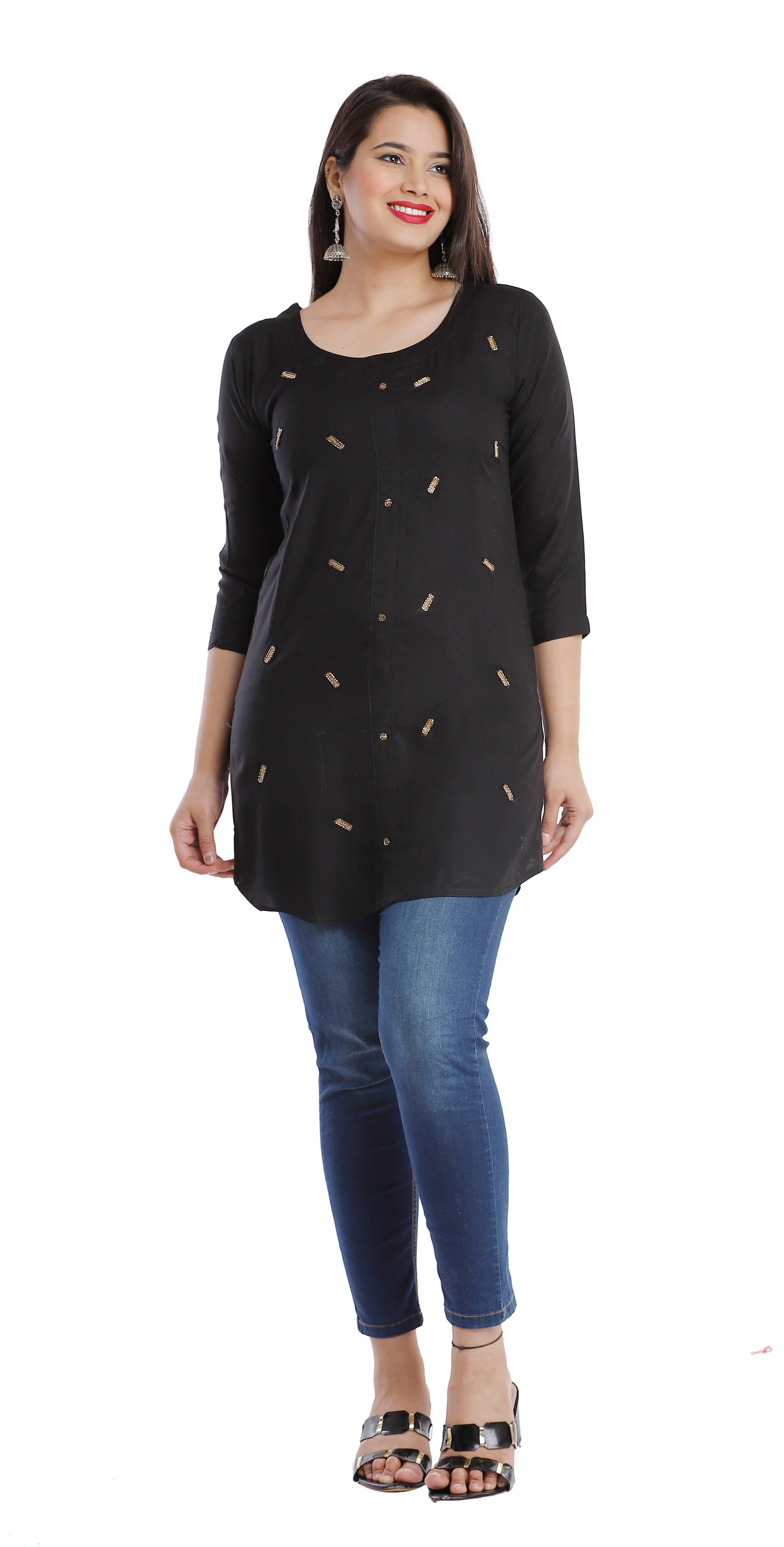     			Viscose Short Kurti For Women (Pack of 1)
