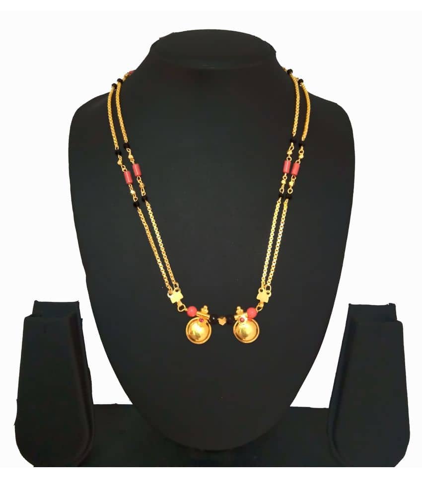 KRIMO - Golden Mangalsutra ( Pack of 1 )