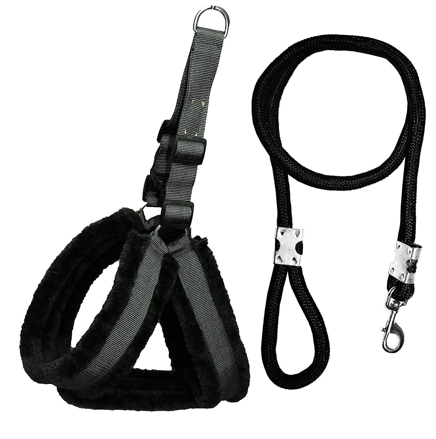    			Smart Doggie Comfortable Fur Chest Belt and Rope for dog