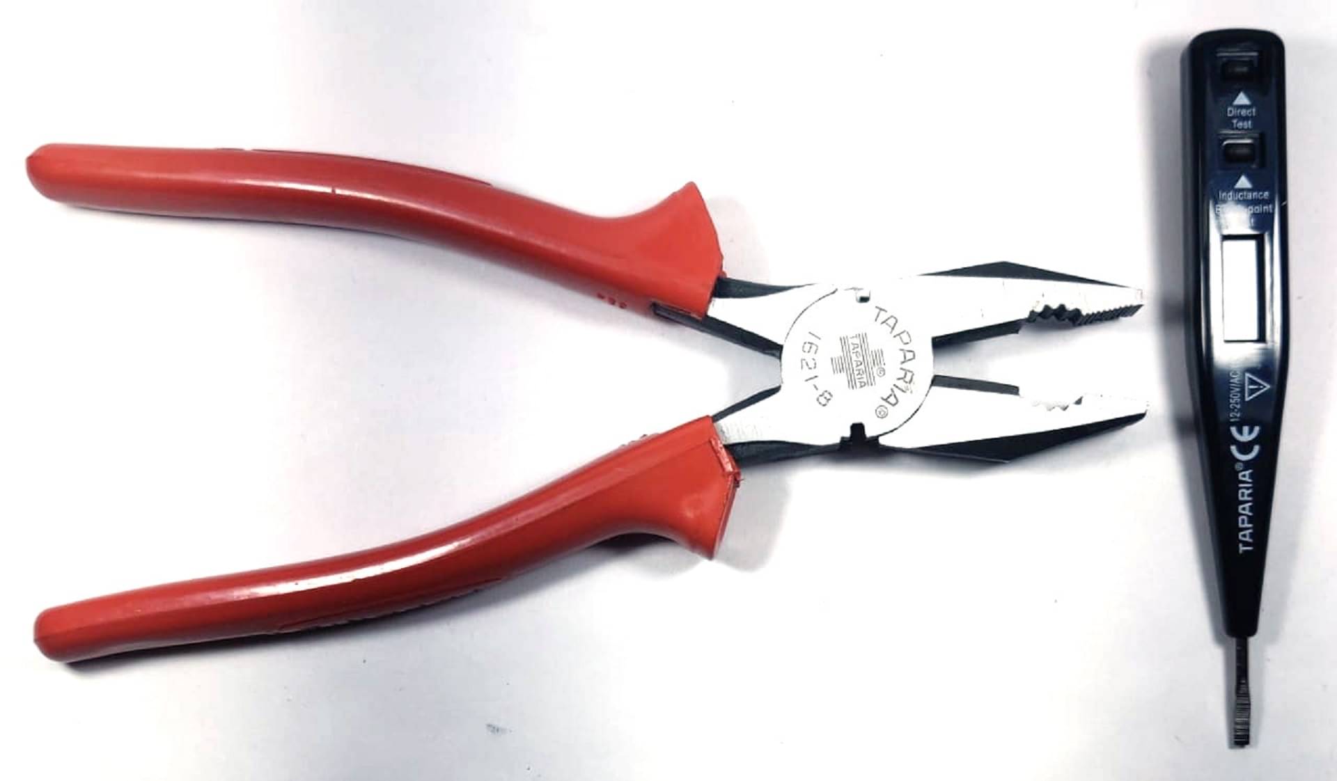     			TAPARIA Set of 2 Hand Tool Combo (Plier 210mm/Digital Tester (MDT-81)