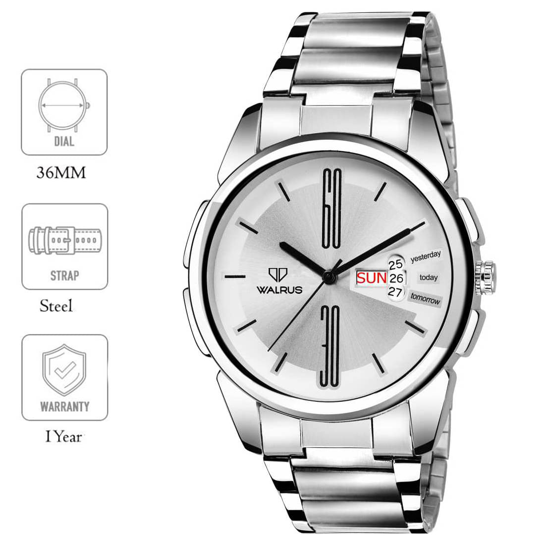     			Walrus WWTM-AST-XII-070707 Stainless Steel Analog Men's Watch