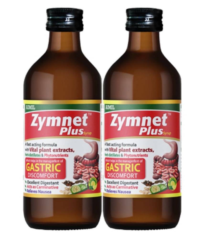 Aimil Zymnet Plus | Digestive Health & Acidity Liquid 200 ml Pack Of 2     			Aimil Zymnet Plus | Digestive Health & Acidity Liquid 200 ml Pack Of 2