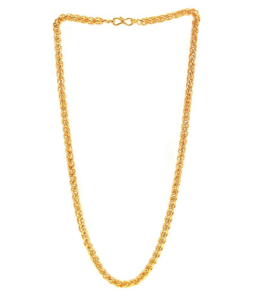     			Jewar Mandi Gold Plated Chain ( Set of 1 )