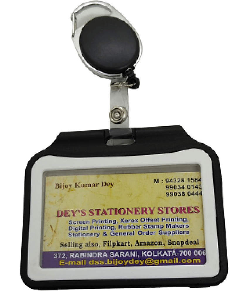 Dey's Plastic ID Badge Holder with tag - Stationery | Buy online on ZillyBuy