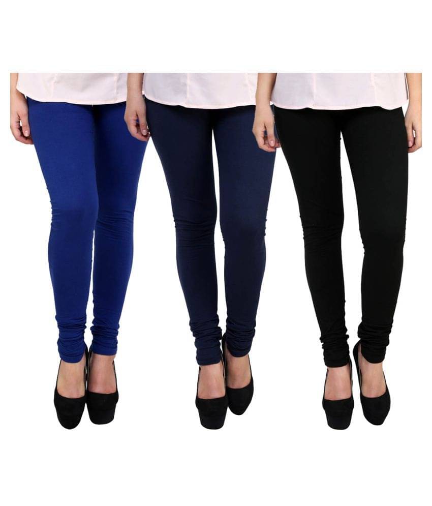    			FnMe Cotton Lycra Pack of 3 Leggings