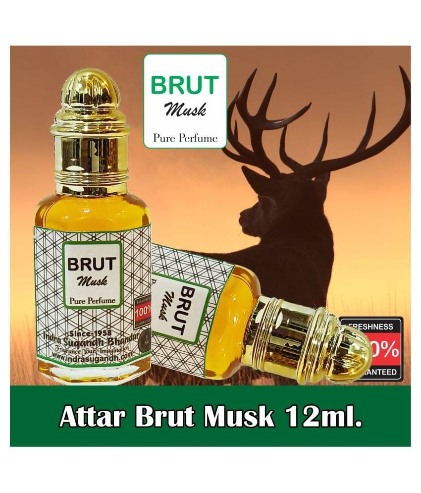     			INDRA SUGANDH BHANDAR Attar For Men|Women Musk Freshen Up Your Minds With Musky Long Lasting Fragrance 12ml Rollon Pack