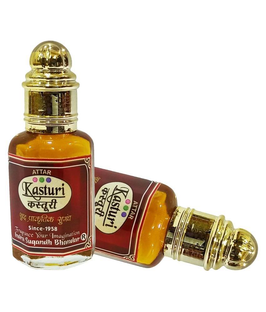INDRA SUGANDH BHANDAR Attar For Men|Women Real Kasturi With Kasturi Days Combination 24 Hours Long Lasting Musky Fragrance 12ml Rollon Pack INDRA SUGANDH BHANDAR Attar For Men|Women Real Kasturi With Kasturi Days Combination 24 Hours Long Lasting Musky Fragrance 12ml Rollon Pack