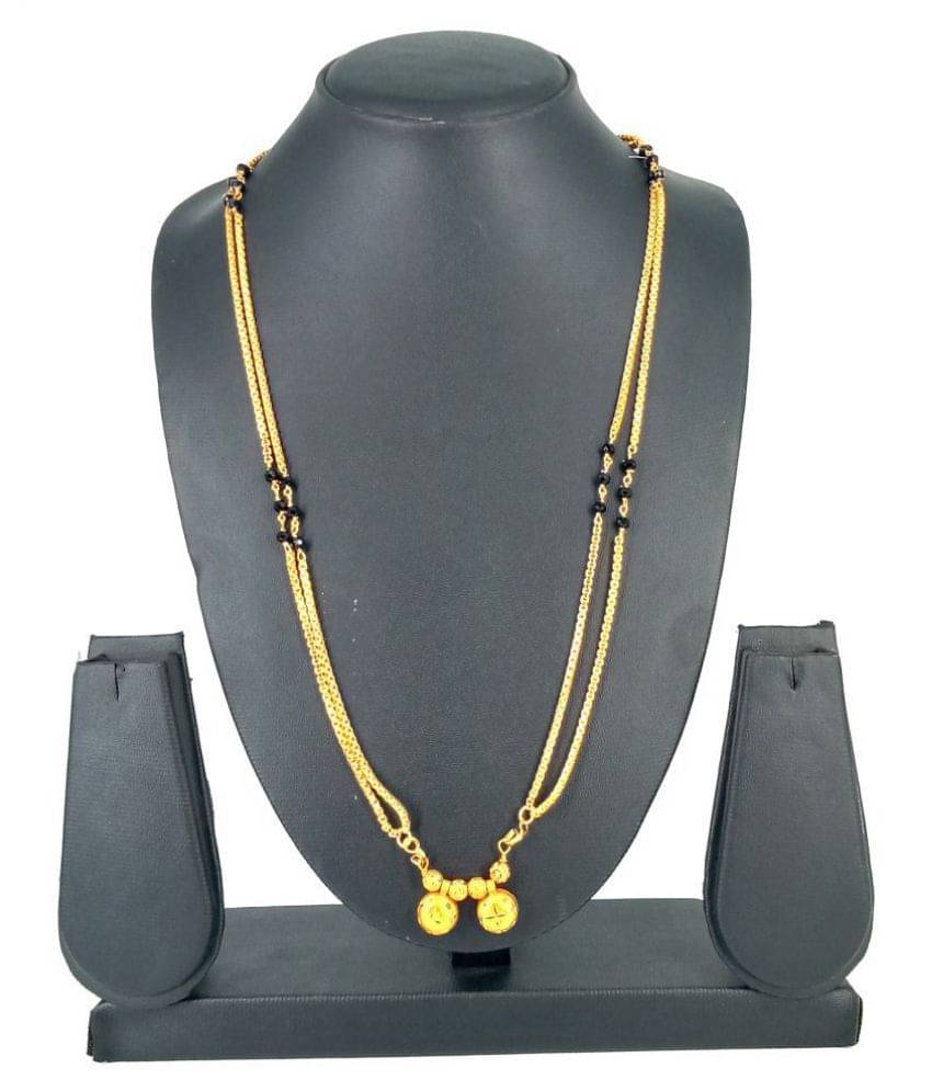 shankhraj mall Golden Mangalsutra ( Pack of 1 ) shankhraj mall Golden Mangalsutra ( Pack of 1 )