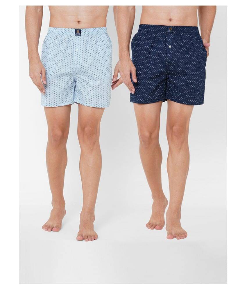 URBAN SCOTTISH - Multicolor Cotton Blend Men's Boxer ( Pack of 2 ) URBAN SCOTTISH - Multicolor Cotton Blend Men's Boxer ( Pack of 2 )