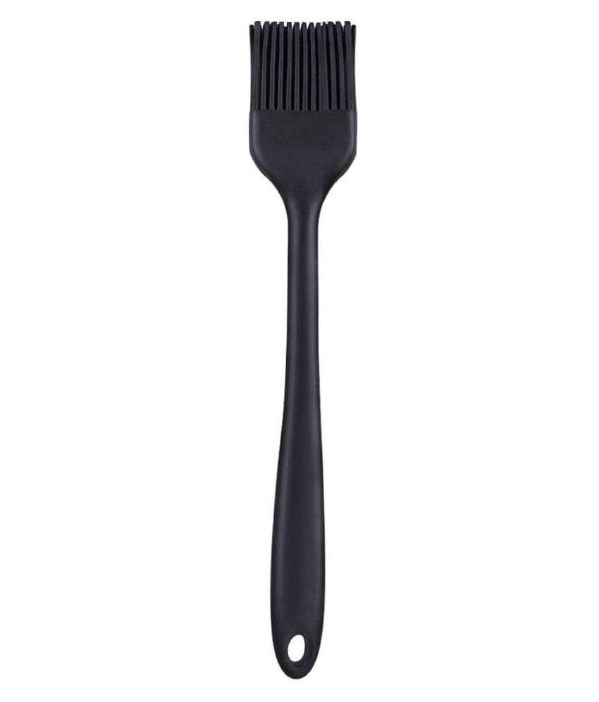 Baskety Black Silicone Basting Pastry Brush Spatula ( Pack of 1 ) Baskety Black Silicone Basting Pastry Brush Spatula ( Pack of 1 )
